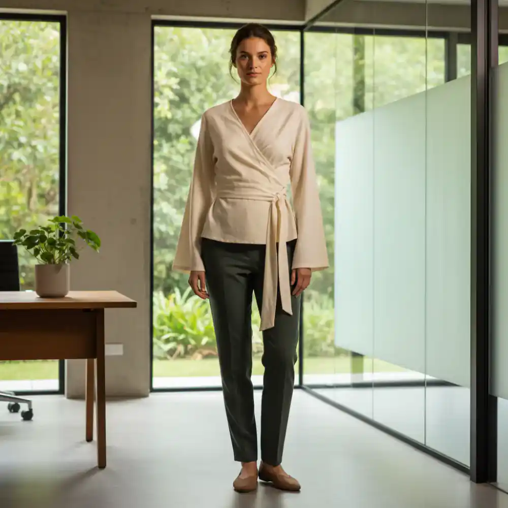 Bamboo Wrap Top